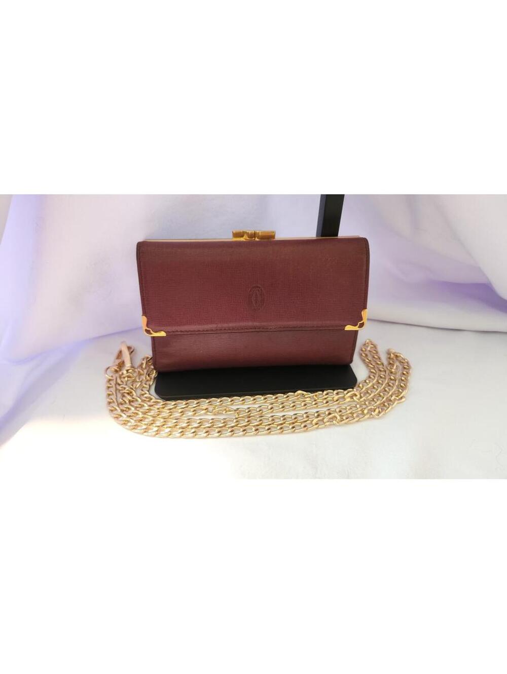 Cartier Must de Cartier Bordeaux Leather Wallet – Vintage